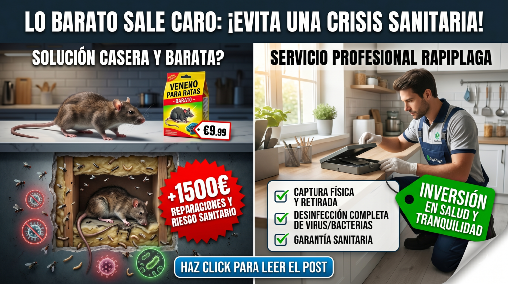 Coste de eliminar roedores